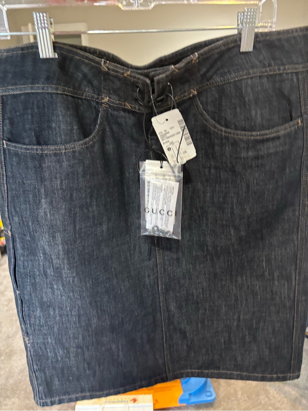 Vintage Gucci Woman Jean skirt - Indigo Denim